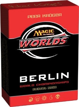 World Championship Deck: 2003 Berlin - Peer Kroger, Quarterfinalist (WCD)