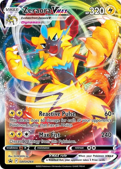 Image for Zeraora VMAX - SWSH264 (SWSH: Sword & Shield Promo Cards) (SWSH264) - Pokemon