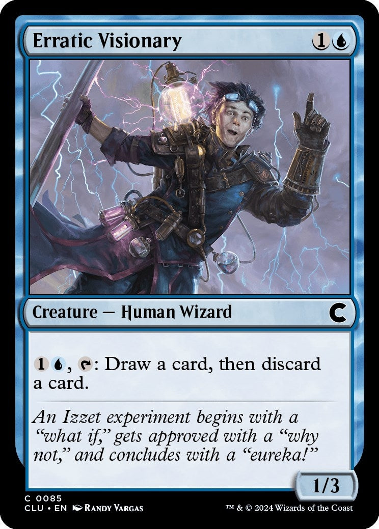 Erratic Visionary (Ravnica: Clue Edition) (85)