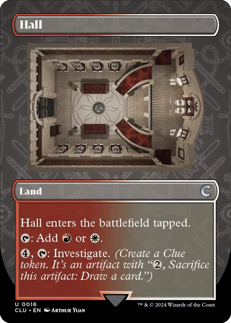 Hall (Borderless) (Ravnica: Clue Edition) (16)