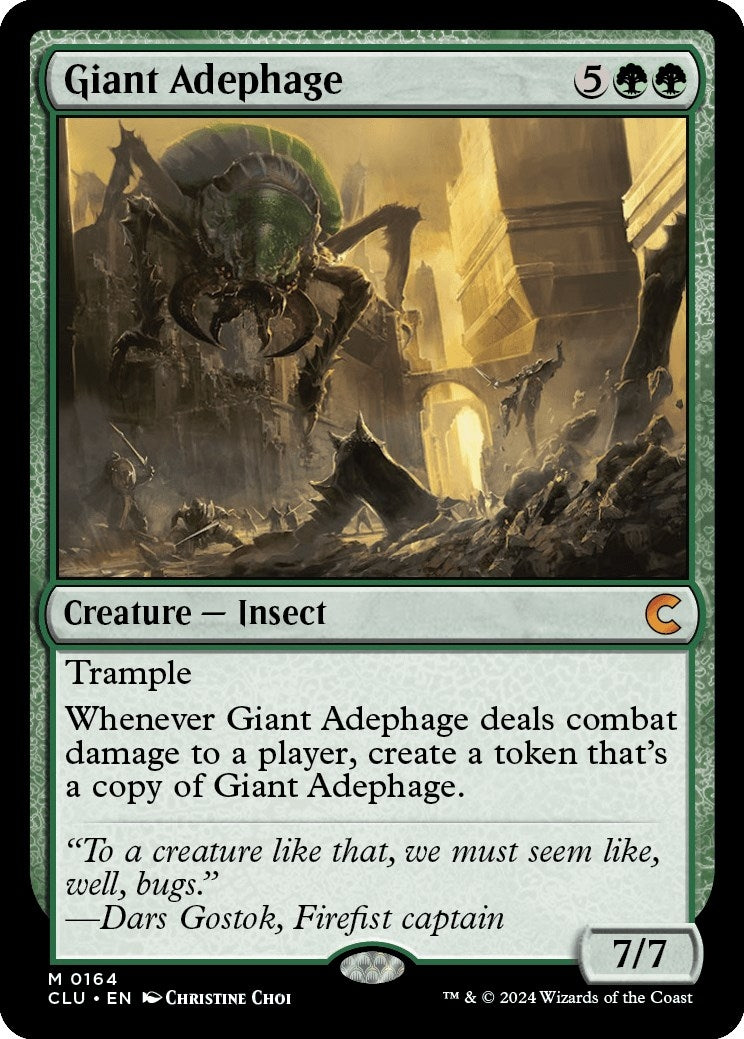 Giant Adephage (Ravnica: Clue Edition) (164)