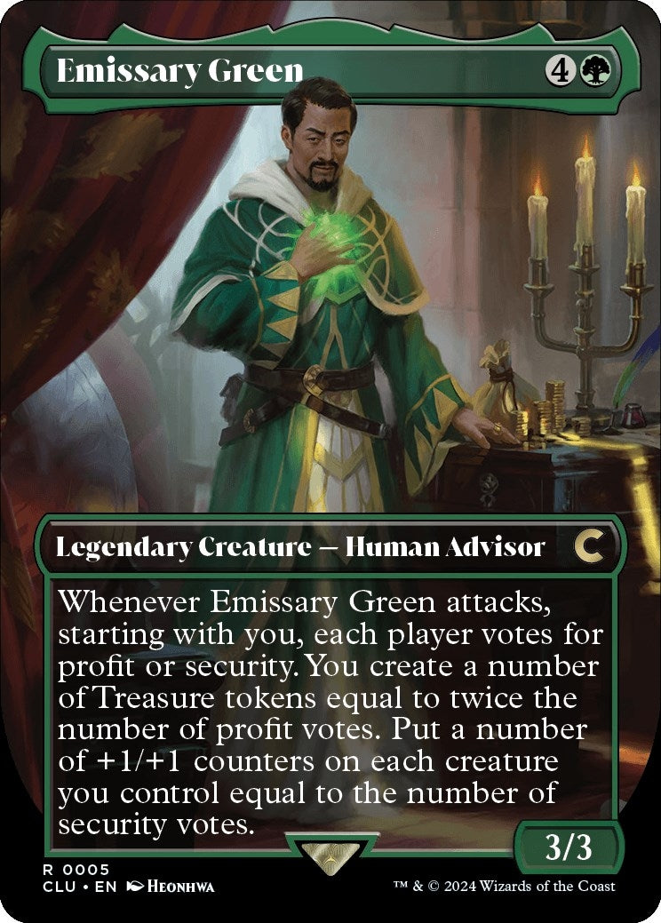 Emissary Green (Borderless) (Ravnica: Clue Edition) (5)