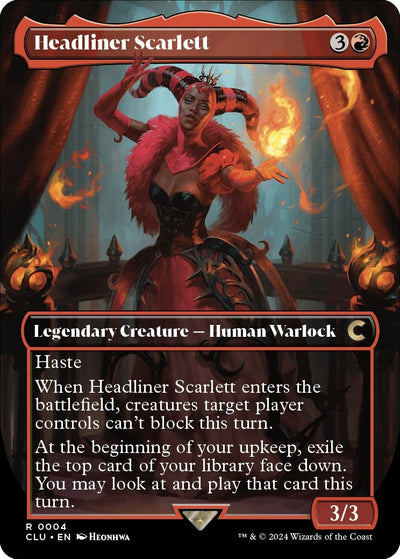 Headliner Scarlett (Borderless) (Ravnica: Clue Edition) (4)