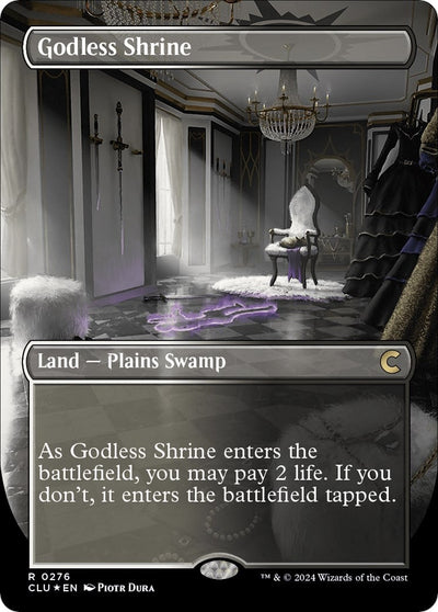Godless Shrine (Borderless) (Ravnica: Clue Edition) (276)
