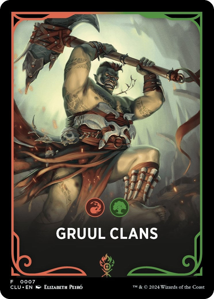 Gruul Clans Theme Card (Ravnica: Clue Edition) (7)