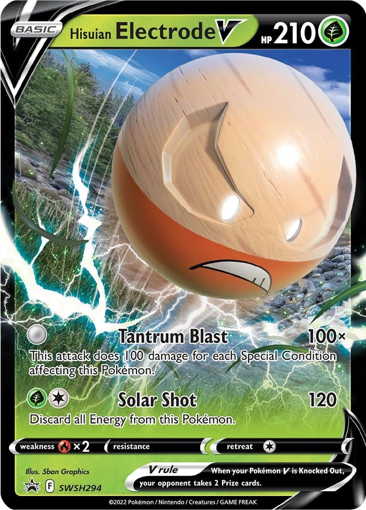 Image for Hisuian Electrode V - SWSH294 (SWSH: Sword & Shield Promo Cards) (SWSH294) - Pokemon