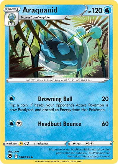 Image for Araquanid (SWSH12: Silver Tempest) (048/195) - Pokemon
