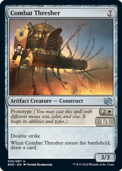 Image for Combat Thresher (The Brothers' War) (35) - Magic: The Gathering