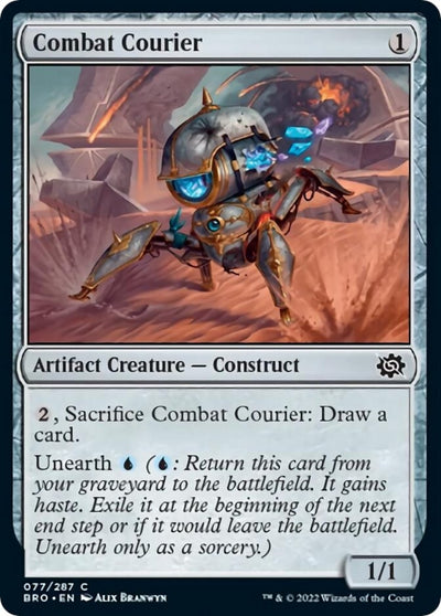 Image for Combat Courier (The Brothers' War) (77) - Magic: The Gathering