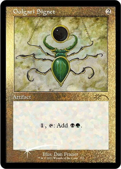 Golgari Signet (Foil Etched) (Secret Lair Drop Series) (292)