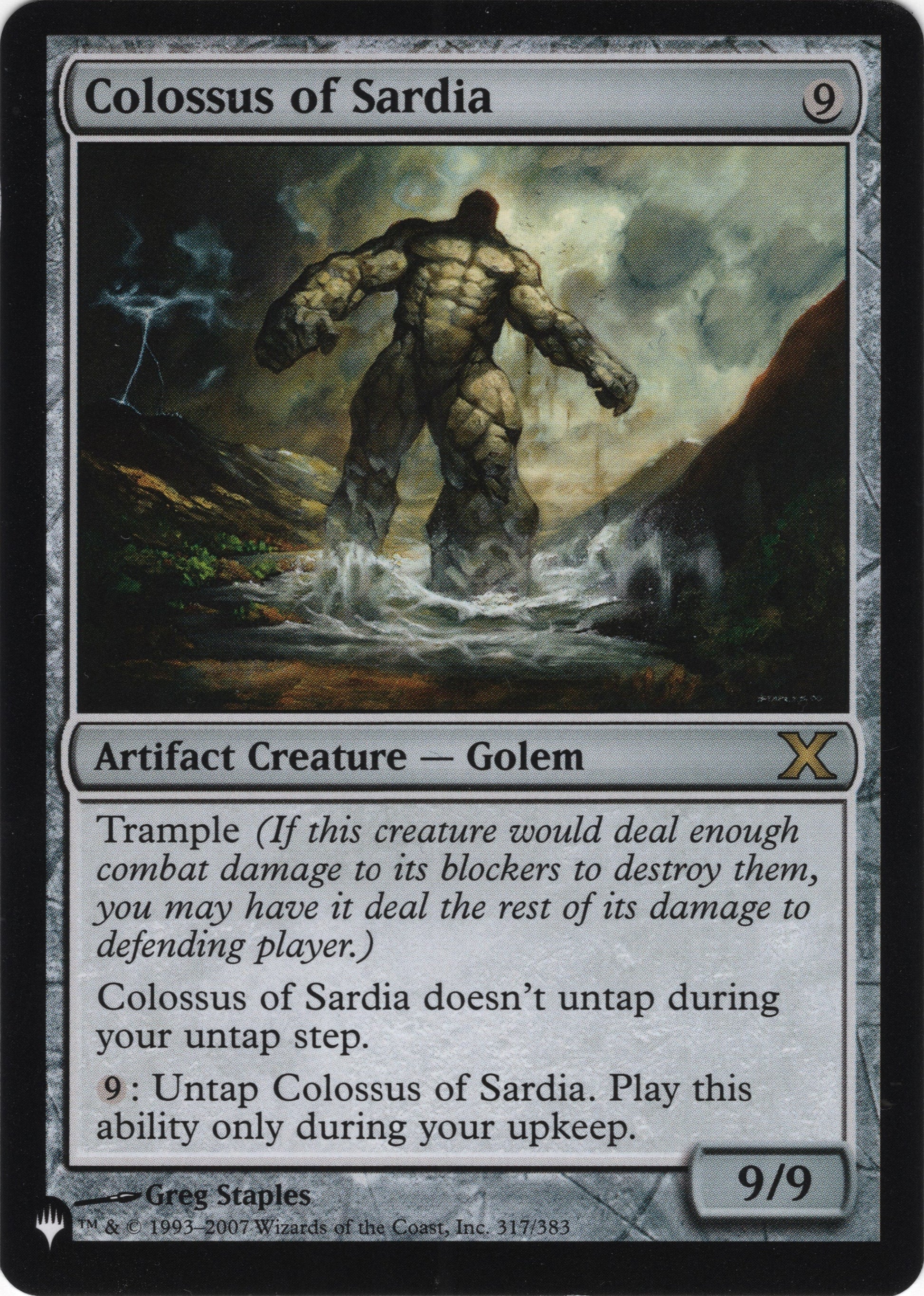 Image for Colossus of Sardia (The List Reprints) (317/383) - Magic: The Gathering