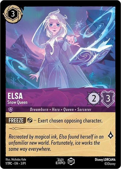 Image for Elsa - Snow Queen (D23 Promos) (3) - Disney Lorcana