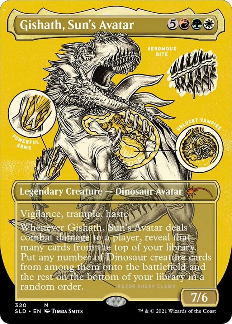Gishath, Sun's Avatar (Foil Etched) (Secret Lair Drop Series) (320)