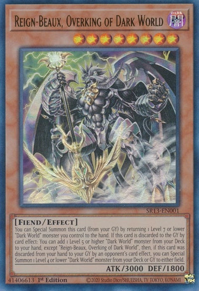 Image for Reign-Beaux, Overking of Dark World (Structure Deck: Dark World) (SR13-EN001) - YuGiOh