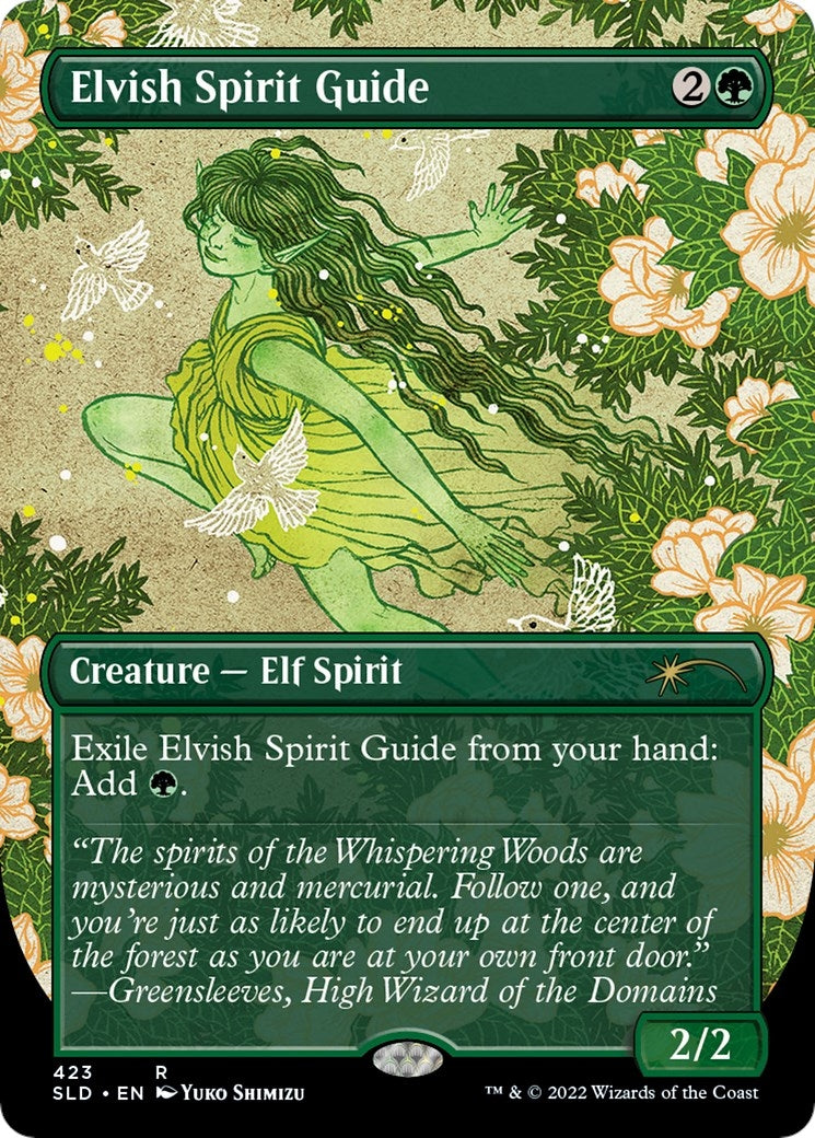 Elvish Spirit Guide (Borderless) (Secret Lair Drop Series) (423)