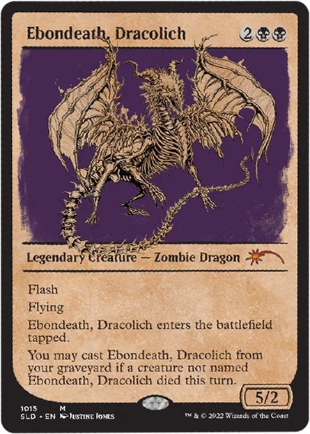 Ebondeath, Dracolich (Showcase) (Secret Lair Drop Series) (1014)