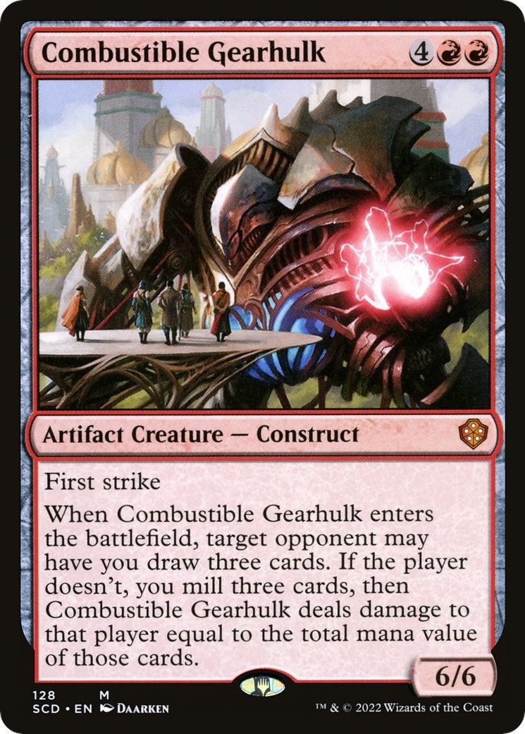 Image for Combustible Gearhulk (Starter Commander Decks) (128) - Magic: The Gathering