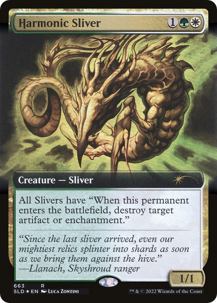 Harmonic Sliver (Extended Art) (Secret Lair Drop Series) (663)