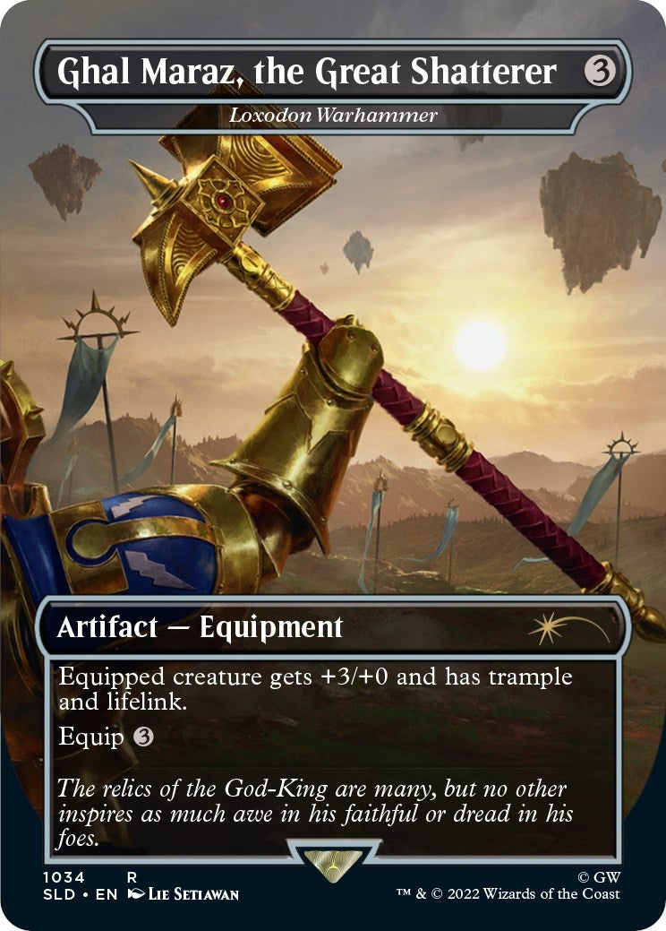 Ghal Maraz, the Great Shatterer - Loxodon Warhammer (Borderless) (Secret Lair Drop Series) (1034)