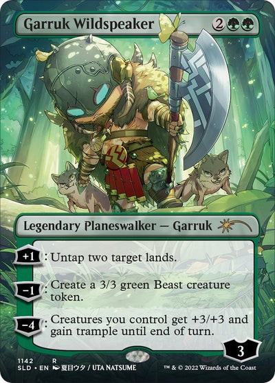 Garruk Wildspeaker (Borderless) (Secret Lair Drop Series) (1142)