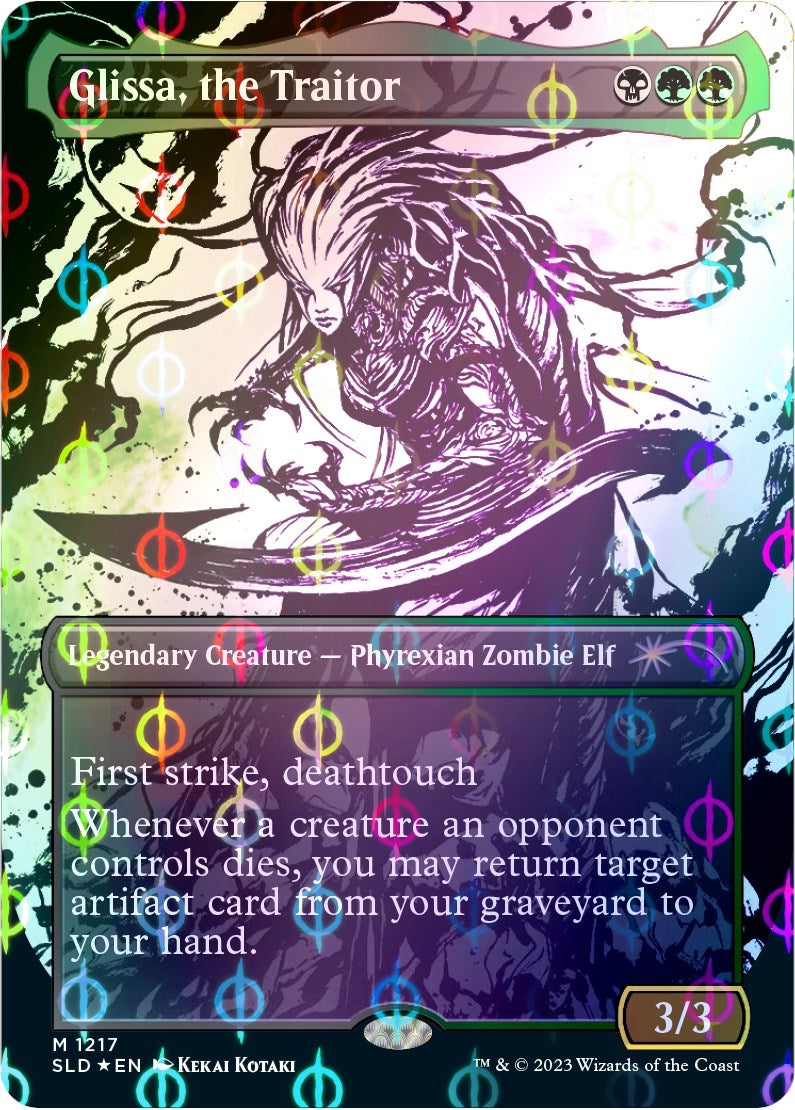 Glissa, the Traitor (Step-and-Compleat Foil) (Secret Lair Drop Series) (1217)