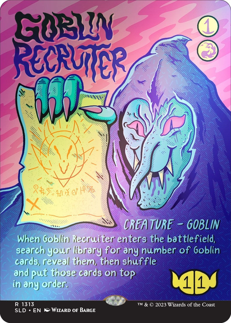 Goblin Recruiter (Rainbow Foil) (Secret Lair Drop Series) (1313)
