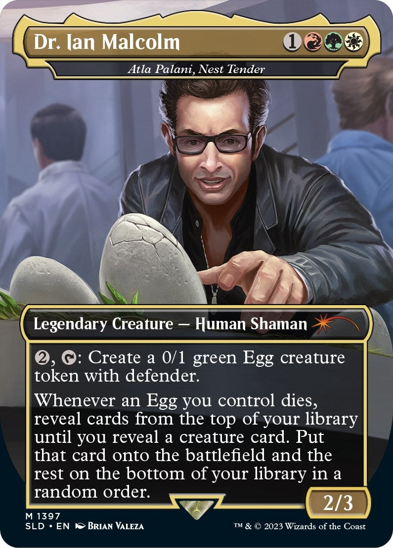 Dr. Ian Malcolm - Atla Palani, Nest Tender (Secret Lair Drop Series) (1397)