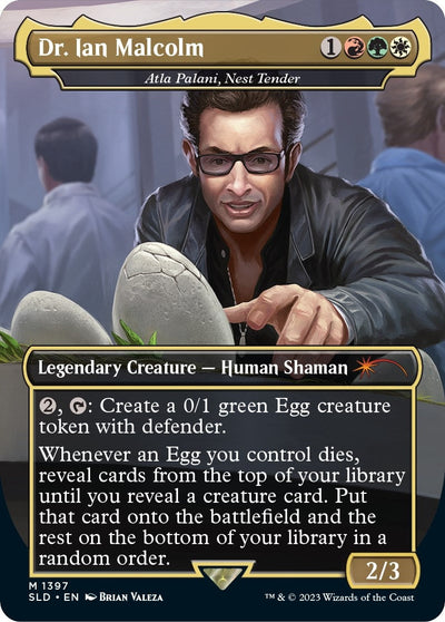 Dr. Ian Malcolm - Atla Palani, Nest Tender (Secret Lair Drop Series) (1397)