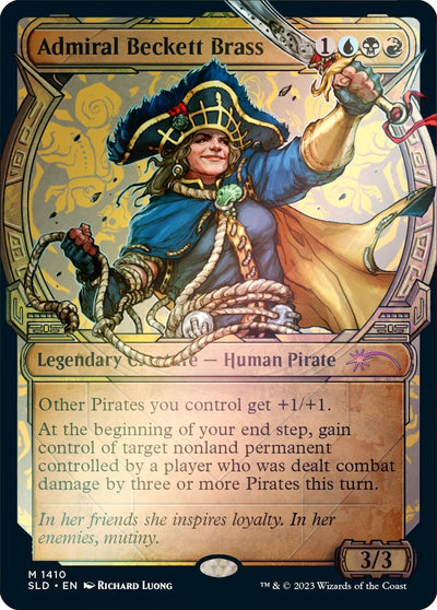 Admiral Beckett Brass (Rainbow Foil) (Secret Lair Drop Series) (1410)