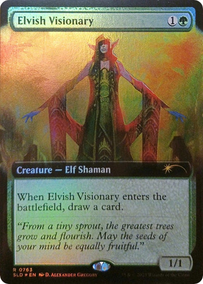 Elvish Visionary (Extended Art) (Secret Lair Drop Series) (763)