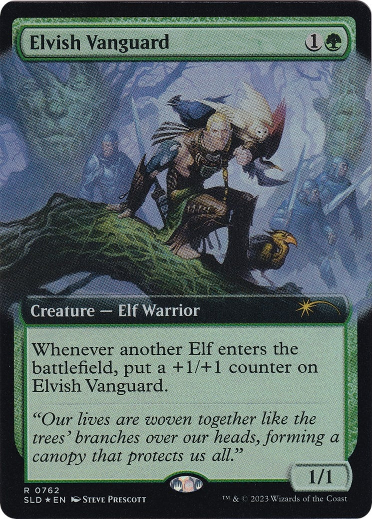 Elvish Vanguard (Extended Art) (Secret Lair Drop Series) (762)