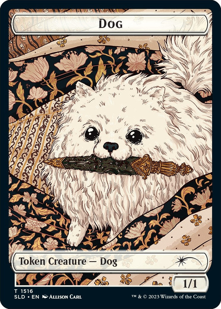 Dog // Cat Double-Sided Token (Secret Lair Drop Series) (1516 // 1517)