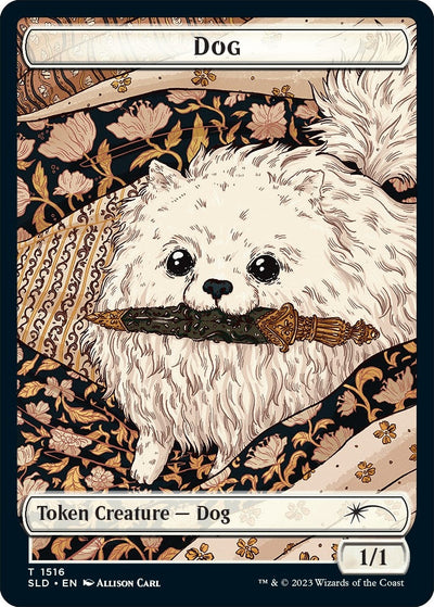 Dog // Cat Double-Sided Token (Secret Lair Drop Series) (1516 // 1517)