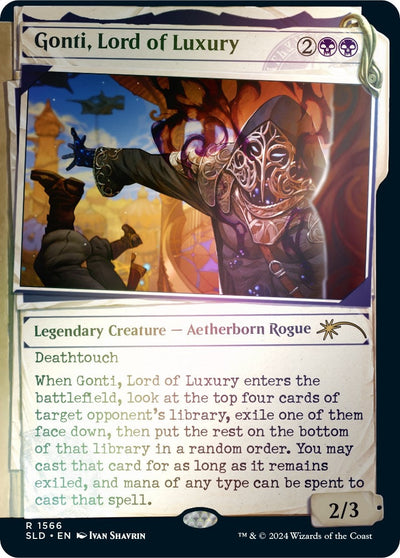 Gonti, Lord of Luxury (Rainbow Foil) (Secret Lair Drop Series) (1566)