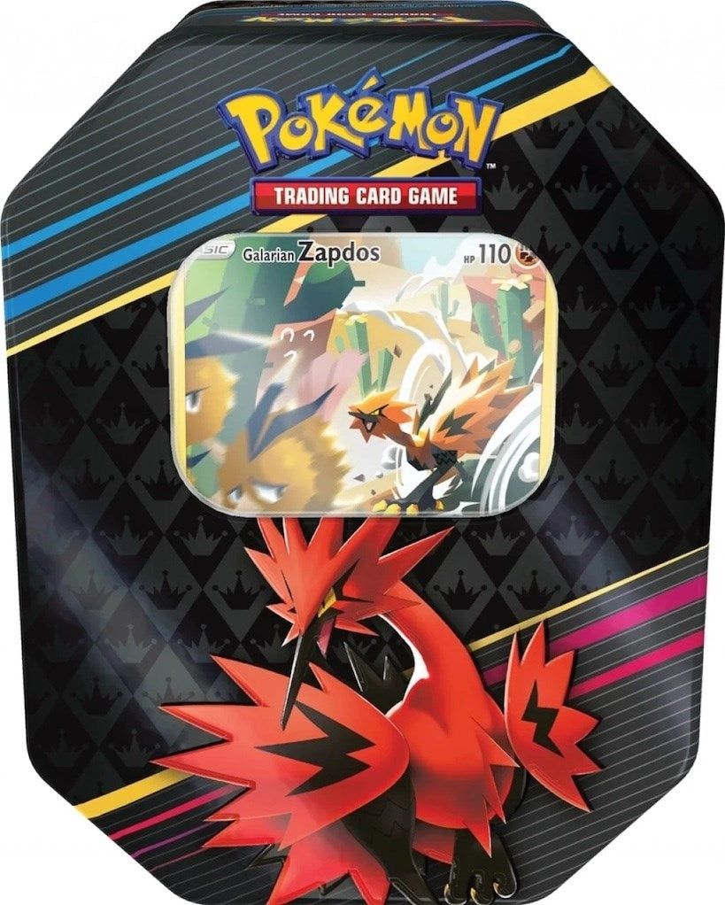 Crown Zenith Tin [Galarian Zapdos] (International Version) (CRZ)