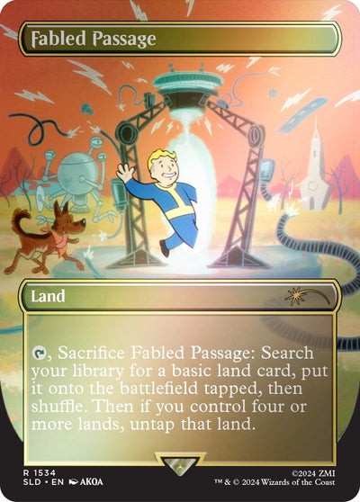 Fabled Passage (1534) (Rainbow Foil) (Secret Lair Drop Series) (1534)