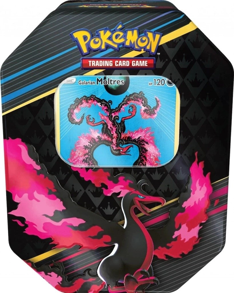 Crown Zenith Tin [Galarian Moltres] (International Version) (CRZ)