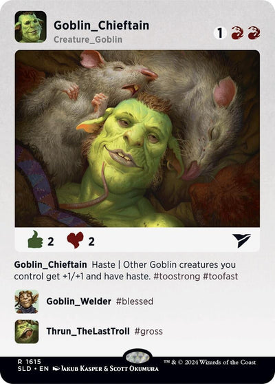 Goblin Chieftain (Secret Lair Drop Series) (1615)