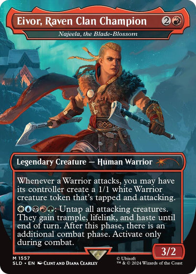 Eivor, Raven Clan Champion - Najeela, the Blade-Blossom (Secret Lair Drop Series) (1557)