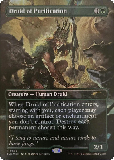 Druid of Purification (Rainbow Foil) (Secret Lair Drop Series) (877)