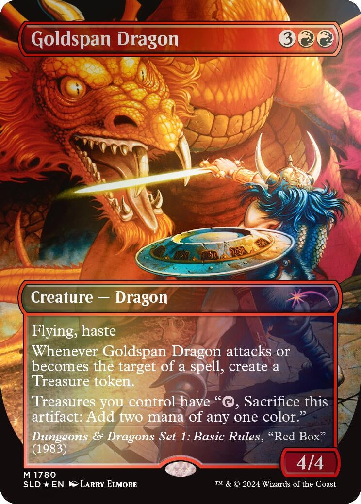 Goldspan Dragon (Rainbow Foil) (Secret Lair Drop Series) (1780)