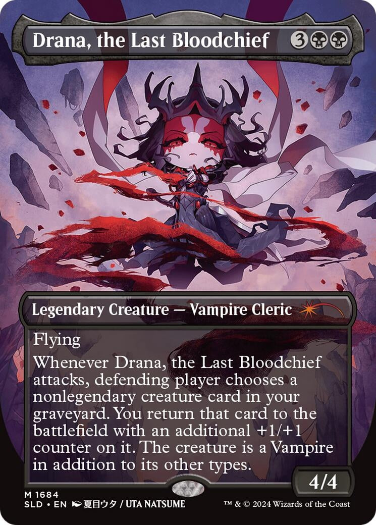 Drana, the Last Bloodchief (Rainbow Foil) (Secret Lair Drop Series) (1684)