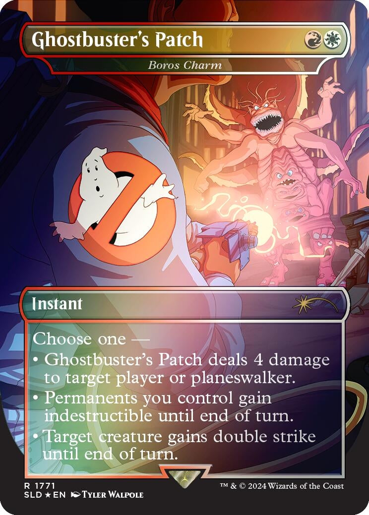 Ghostbuster's Patch - Boros Charm (Rainbow Foil) (Secret Lair Drop Series) (1771)