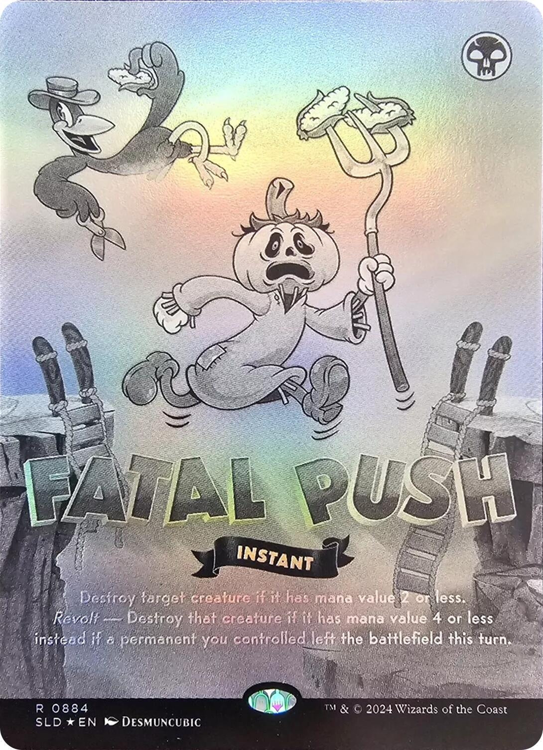 Fatal Push (0884) (Black & White Foil) (Secret Lair Drop Series) (884)
