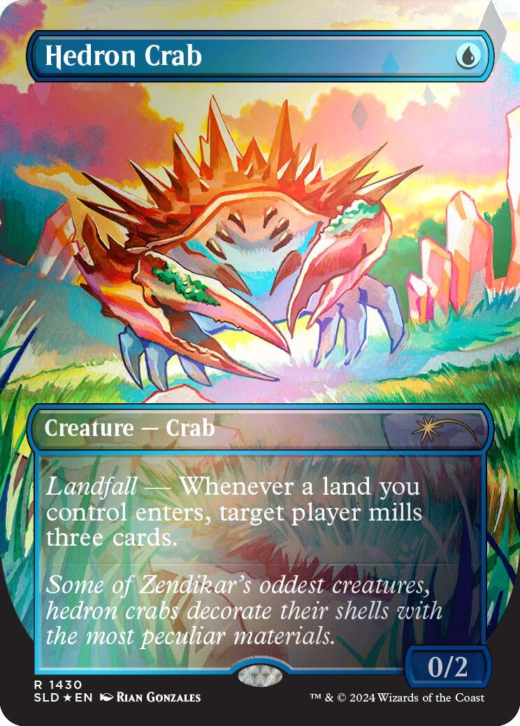 Hedron Crab (Rainbow Foil) (Secret Lair Drop Series) (1430)