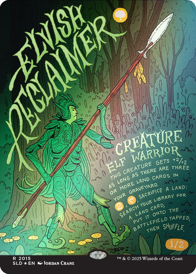 Elvish Reclaimer (Rainbow Foil) (Secret Lair Drop Series) (2015)