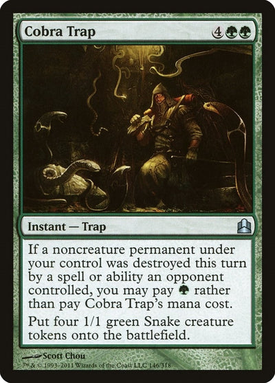 Image for Cobra Trap (Commander) (146) - Magic: The Gathering