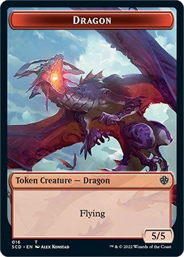 Dragon Double-Sided Token (Starter Commander Decks) (16)