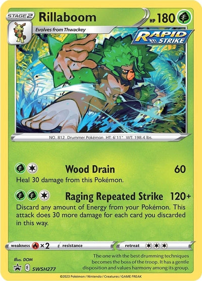 Image for Rillaboom - SWSH277 (SWSH: Sword & Shield Promo Cards) (SWSH277) - Pokemon