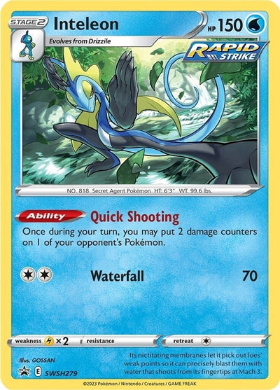 Image for Inteleon - SWSH279 (SWSH: Sword & Shield Promo Cards) (SWSH279) - Pokemon